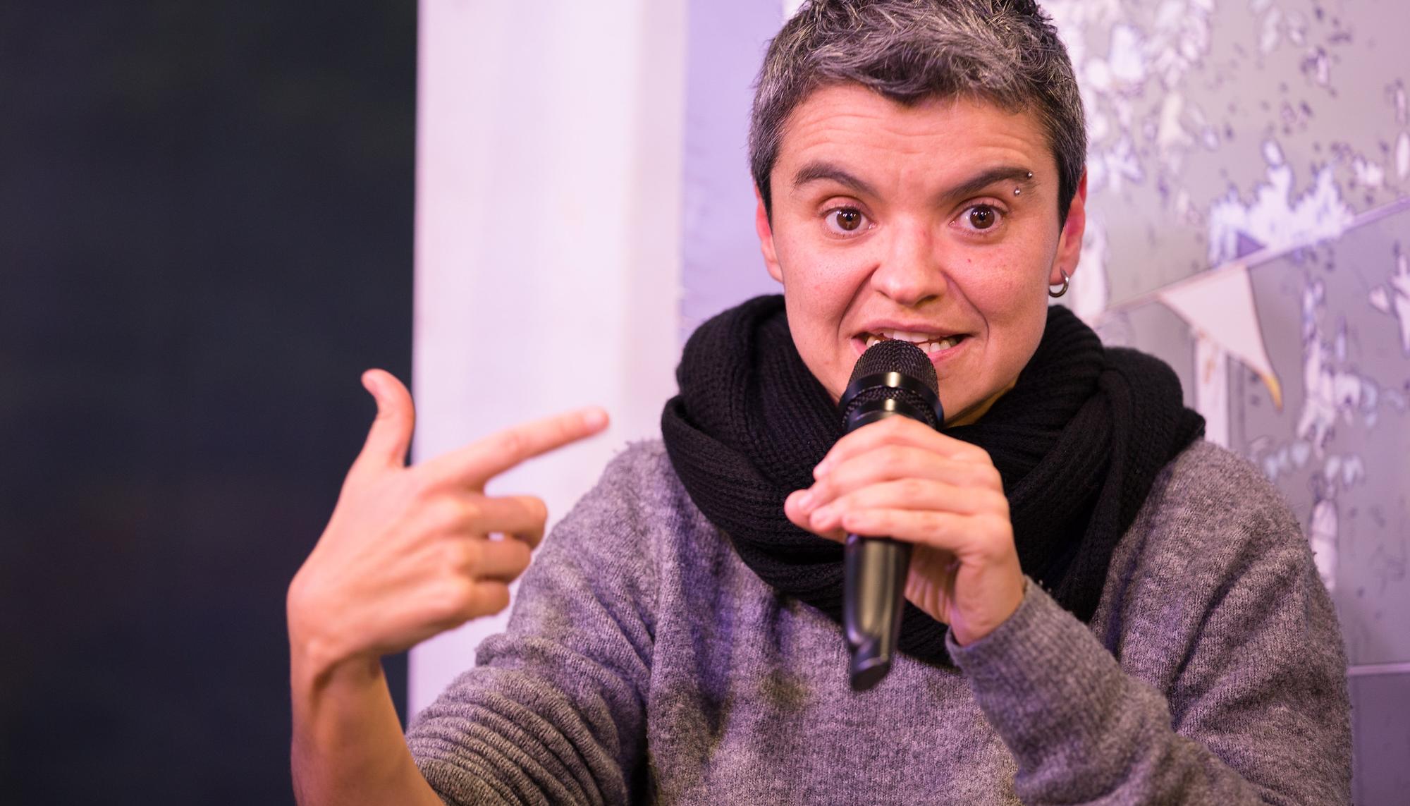 Lucía Martín fue activista del centro social de Terrassa Ateneu Candela y parte del grupo promotor de la PAH. Hoy es máximo responsable del área de Vivienda en el Ayuntamiento de Barcelona. Foto: Habitatge Barcelona